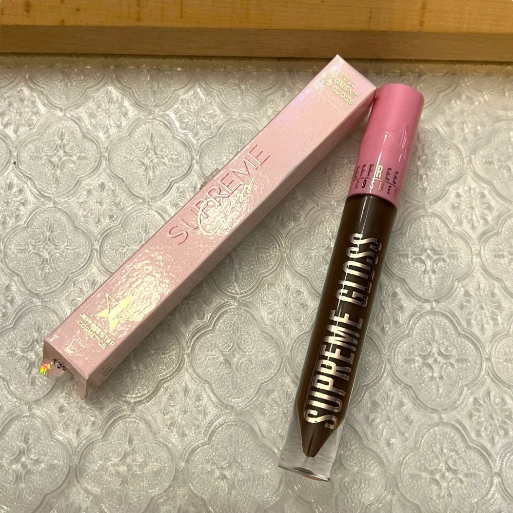 Jeffree Star Cosmetics Full Pigment Supreme Lip Gloss NEW‎ Dominatrix Brown